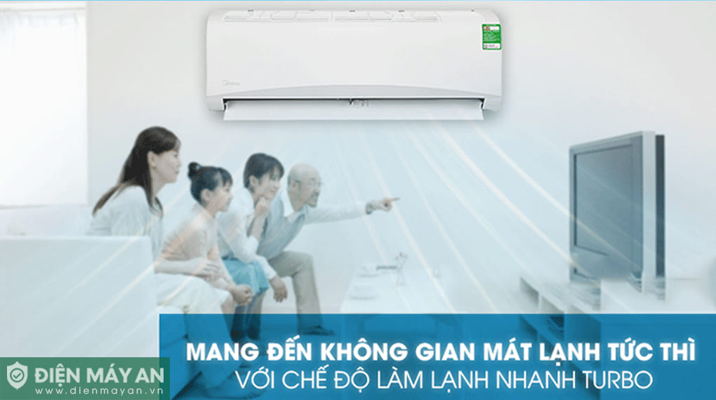 Điều hòa Midea 18000 BTU 1 chiều MSAFII-18CRN8